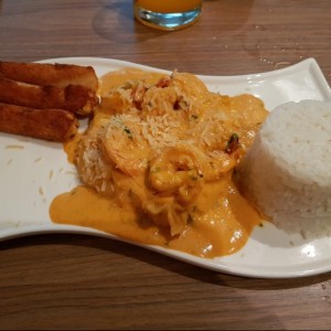Langostinos a la diabla