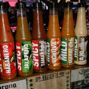 Variedad de salsas
