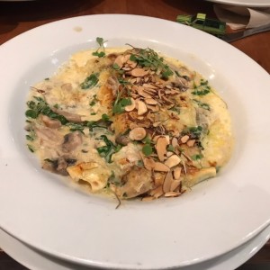 Cannelonis trufados vegetariano