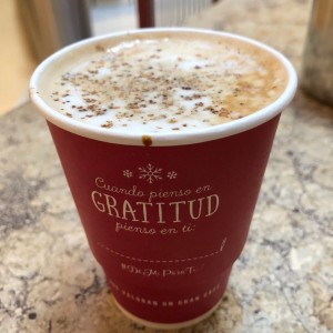 capuccino de nuez con caramelo