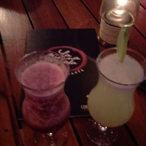 jugo de uva y limonada