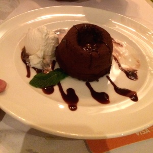 Volcan de chocolate