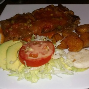Sobrebarriga con papas