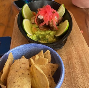 Guacamole con chips 