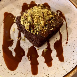 Brownie de pistacho
