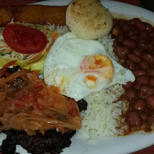 bandeja con higado