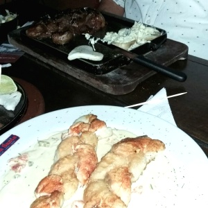 Trenza de salmón y róbalo