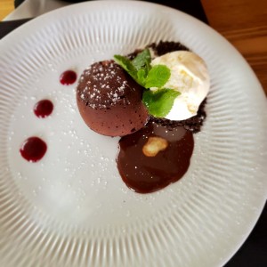 lava de chocolate