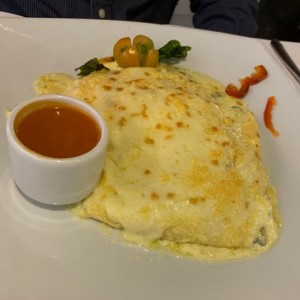 crepe de Ricotta y Espinaca