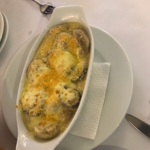 Hongos Gratinados