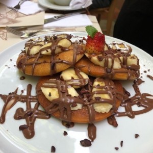 pancake con nutella