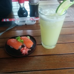 sashimi de salmón
