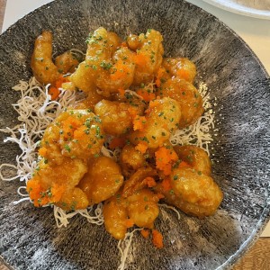 Camarones apanados