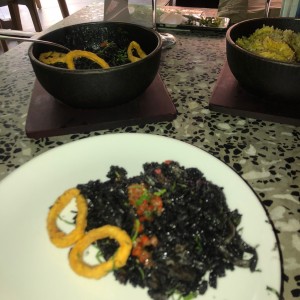 Arroz tinta de calamar