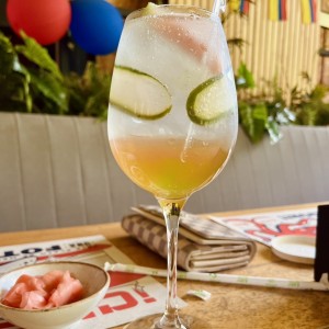 Soda sandía pepino