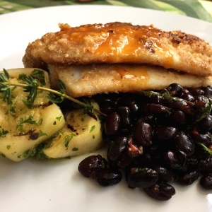 Pescado a la orquidea