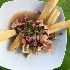 pulpo de verano en vinagreta 