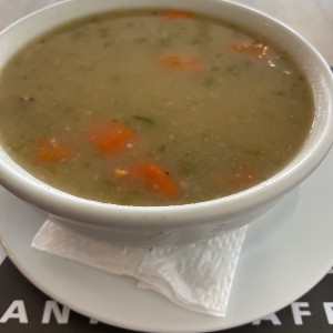 Sopa de mariscos - menu del dia