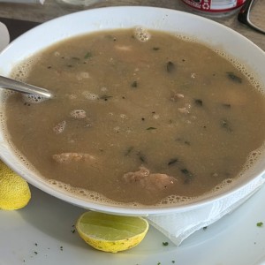 ENTRADAS - Sopa de mariscos