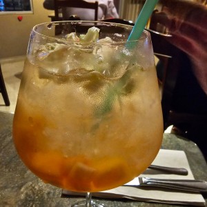 sangría de vino blanco