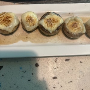 Hongos gratinados