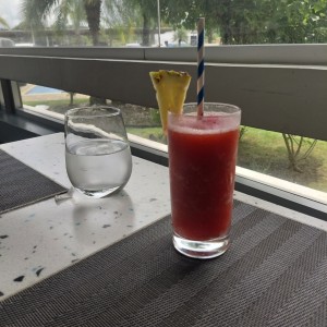 jugo de fresa