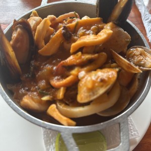 Cazuela de mariscos