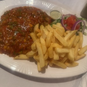 Corvina a la criolla