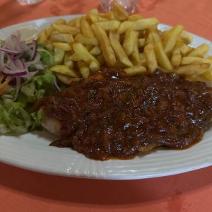 Filete de Pargo a la Criolla 
