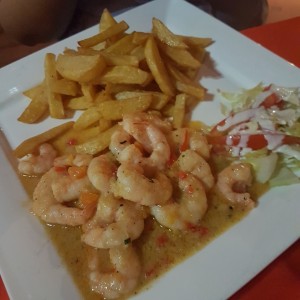 camarones al ajillo