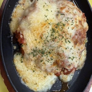 Filete de res a la parmesana