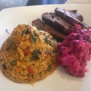 arroz con pollo de fiesta