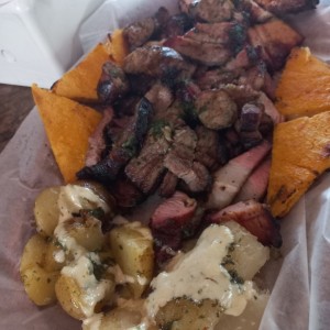 Bandeja mixta de azados