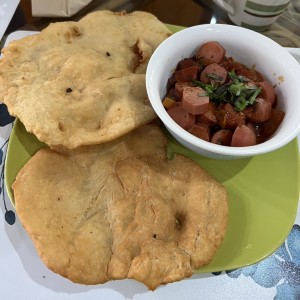 Salchichas guisadas 