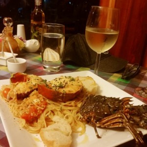pasta con langosta