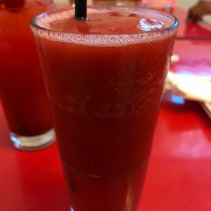 licuado de fresa