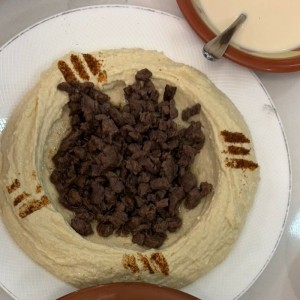 Comida Libanesa - Homus con Carne