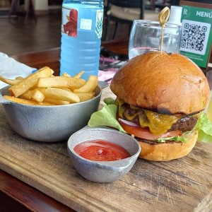 hamburguesa de la casa