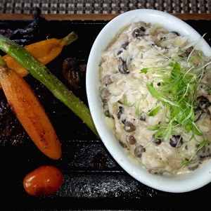 Filete con risotto