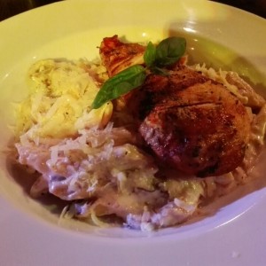 pastas con pollo