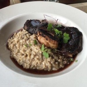 osobuco con rissotto de trufa