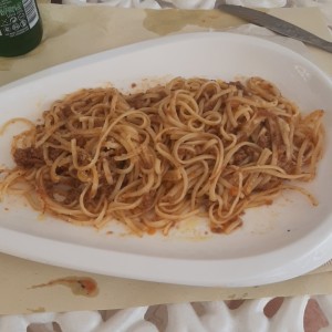 linguini bolognesa