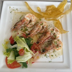 Langostinos al ajillo