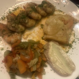 Langostinos al ajillo