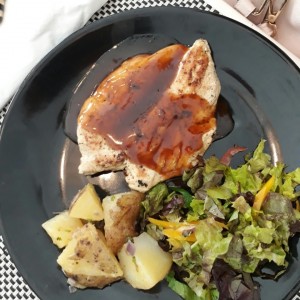 pollo teriyaki