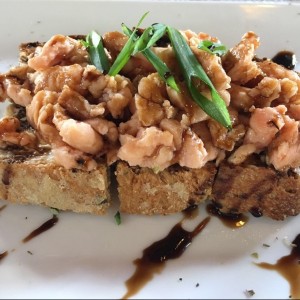 bruschetta de salmon