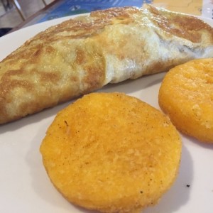 Omelette con tortilla
