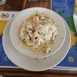 Spaghettini mar y tierra