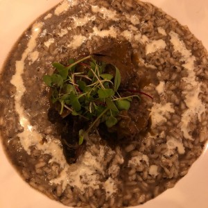 Risotto de trufas negras