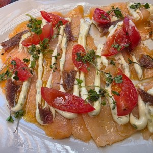 carpaccio de salmon
